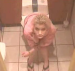 An overhead camera allows us to observe 4 cute girls wiping themselves after taking dumps. No audio, but nice clip.